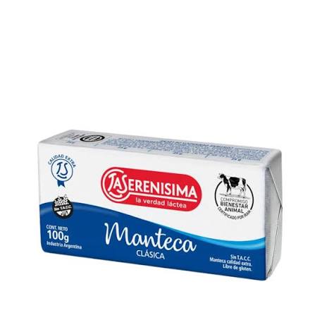 MANTECA LA SERENISIMA 100gr OFERTA
